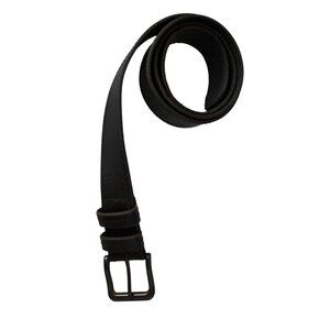 Wrangler Genuine Leather Black Belt 42" Metal Buckle Men/Women